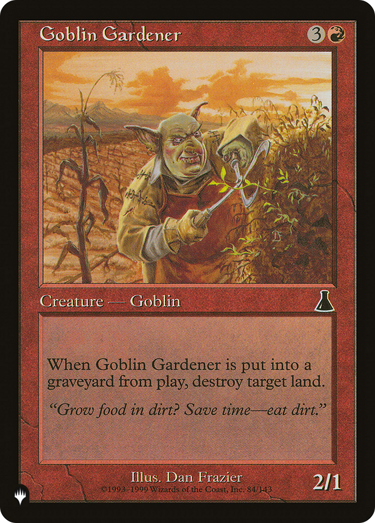 Goblin Gardener [The List Reprints] | GrognardGamesBatavia