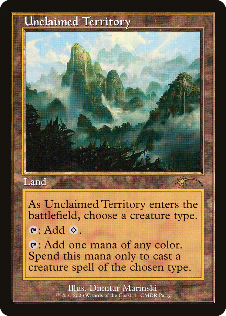 Unclaimed Territory (Retro) [Wizards Play Network 2023] | GrognardGamesBatavia