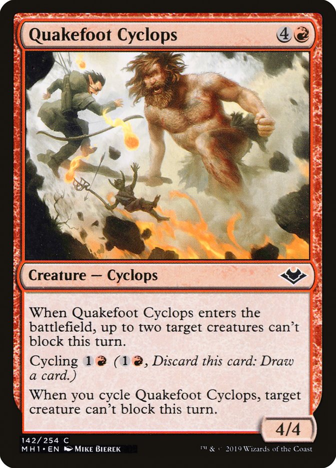 Quakefoot Cyclops [Modern Horizons] | GrognardGamesBatavia