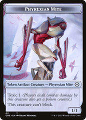 Phyrexian Mite (011) // Drone Double-Sided Token [Phyrexia: All Will Be One Tokens] | GrognardGamesBatavia