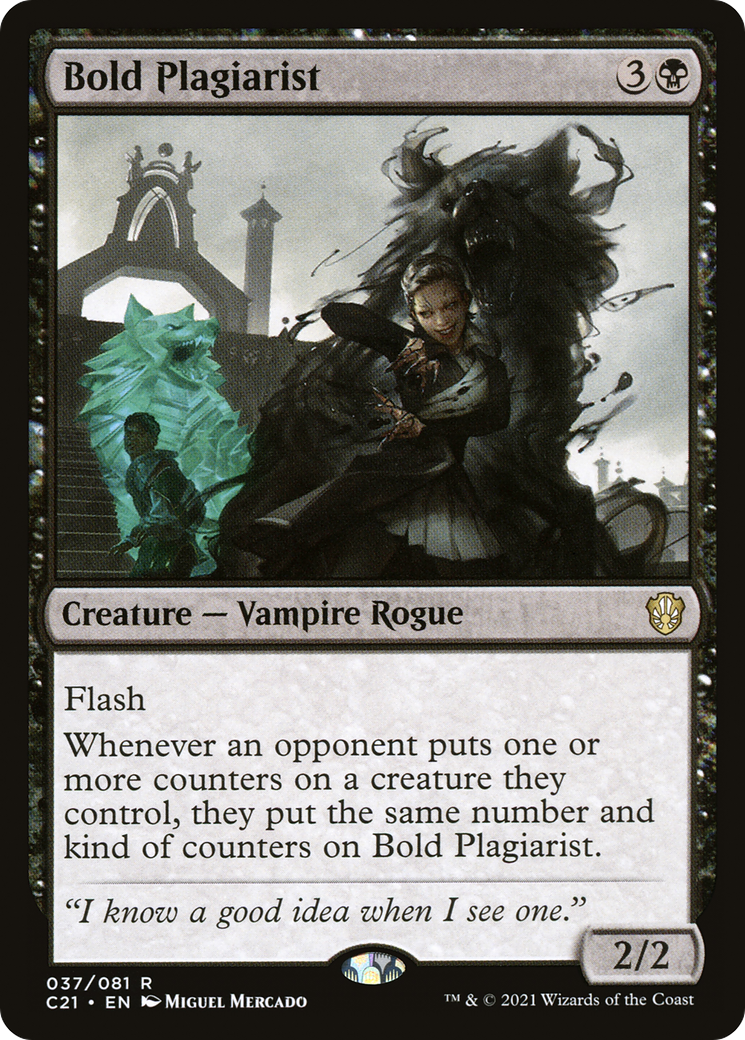 Bold Plagiarist [Commander 2021] | GrognardGamesBatavia