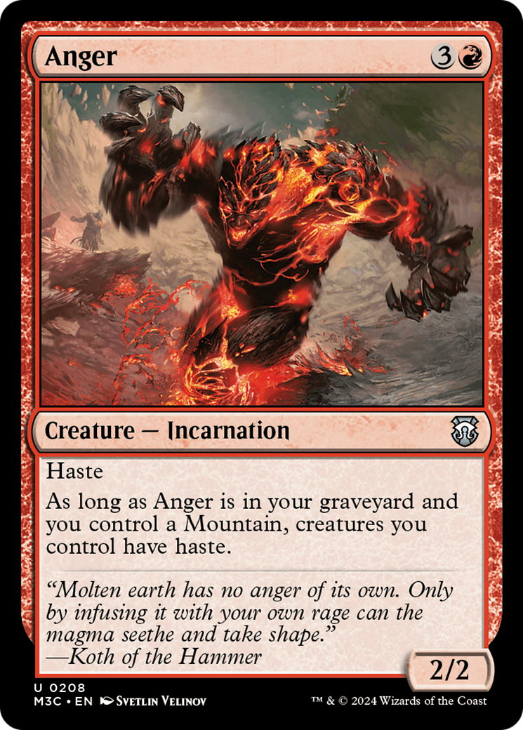 Anger [Modern Horizons 3 Commander] | GrognardGamesBatavia