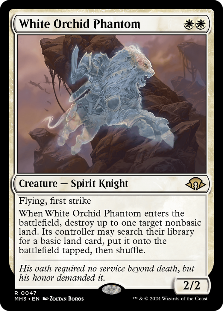 White Orchid Phantom [Modern Horizons 3] | GrognardGamesBatavia