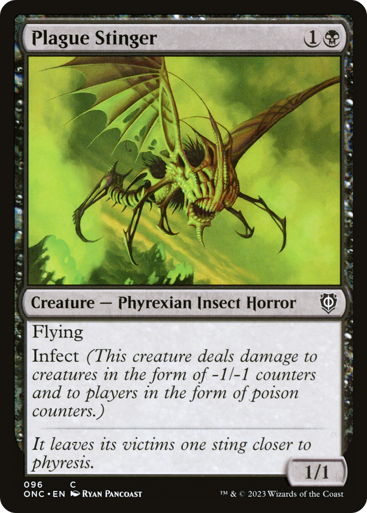 Plague Stinger [Phyrexia: All Will Be One Commander] | GrognardGamesBatavia