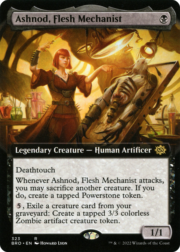 Ashnod, Flesh Mechanist (Extended Art) [The Brothers' War] | GrognardGamesBatavia