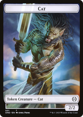 Cat Token [Phyrexia: All Will Be One Tokens] | GrognardGamesBatavia