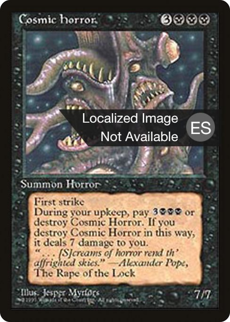 Cosmic Horror [Fourth Edition (Foreign Black Border)] | GrognardGamesBatavia