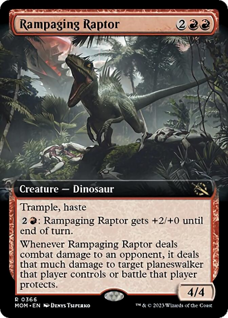 Rampaging Raptor (Extended Art) [March of the Machine] | GrognardGamesBatavia