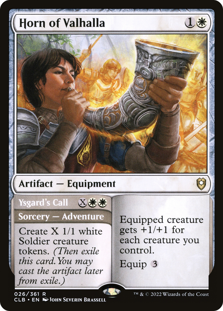 Horn of Valhalla // Ysgard's Call [Commander Legends: Battle for Baldur's Gate] | GrognardGamesBatavia