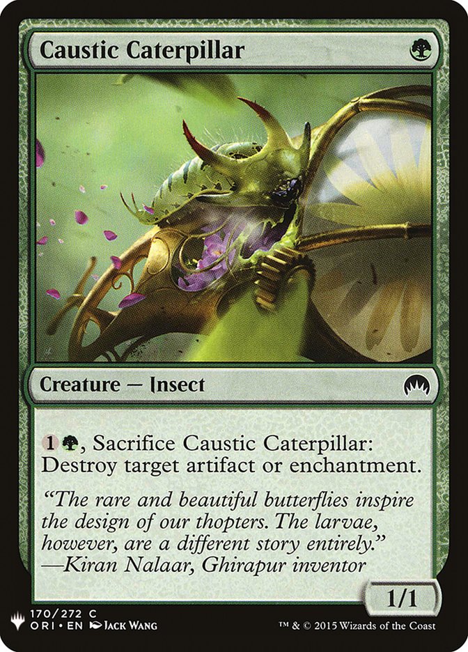 Caustic Caterpillar [Mystery Booster] | GrognardGamesBatavia