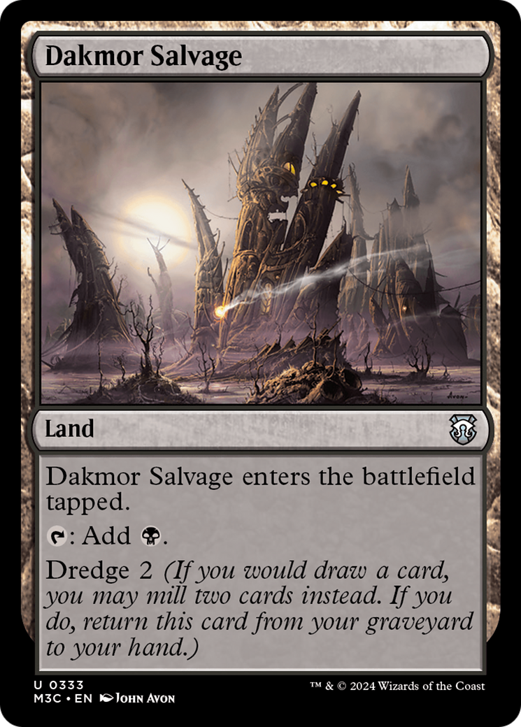 Dakmor Salvage (Ripple Foil) [Modern Horizons 3 Commander] | GrognardGamesBatavia