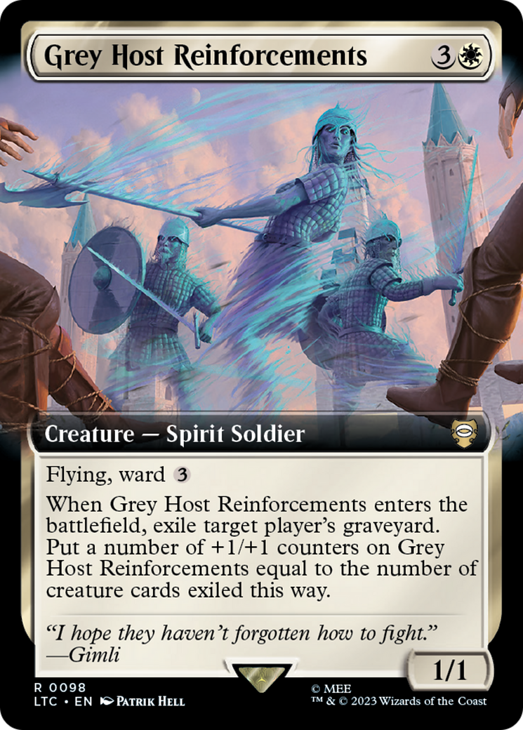 Grey Host Reinforcements (Extended Art) [The Lord of the Rings: Tales of Middle-Earth Commander] | GrognardGamesBatavia