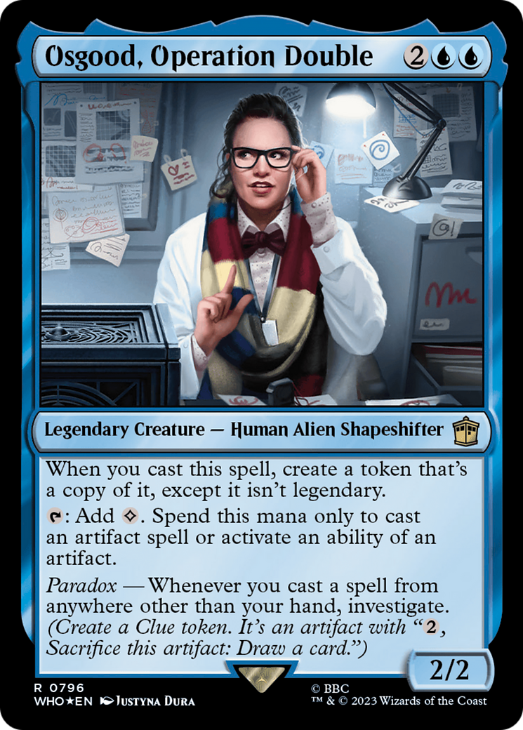 Osgood, Operation Double (Surge Foil) [Doctor Who] | GrognardGamesBatavia