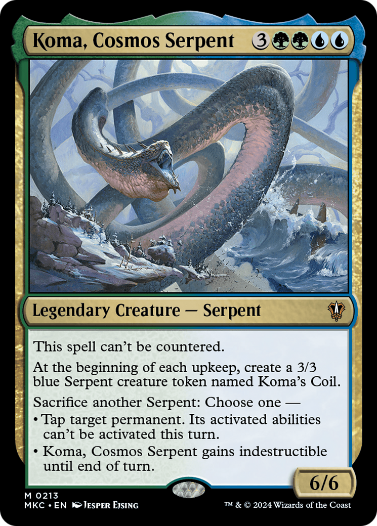 Koma, Cosmos Serpent [Murders at Karlov Manor Commander] | GrognardGamesBatavia