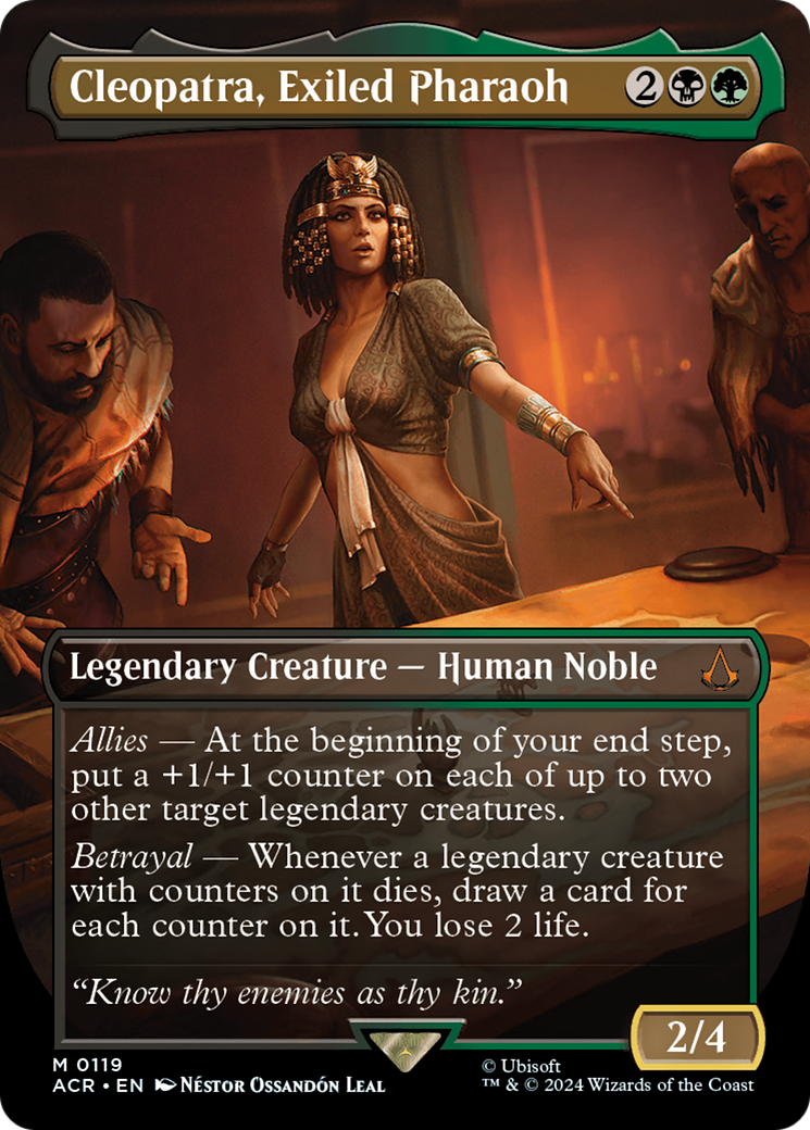 Cleopatra, Exiled Pharaoh (Borderless) [Assassin's Creed] | GrognardGamesBatavia