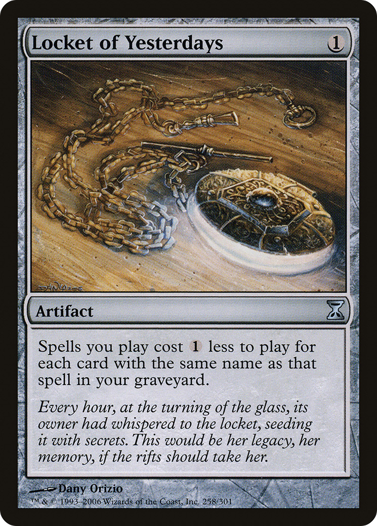 Locket of Yesterdays [Time Spiral] | GrognardGamesBatavia