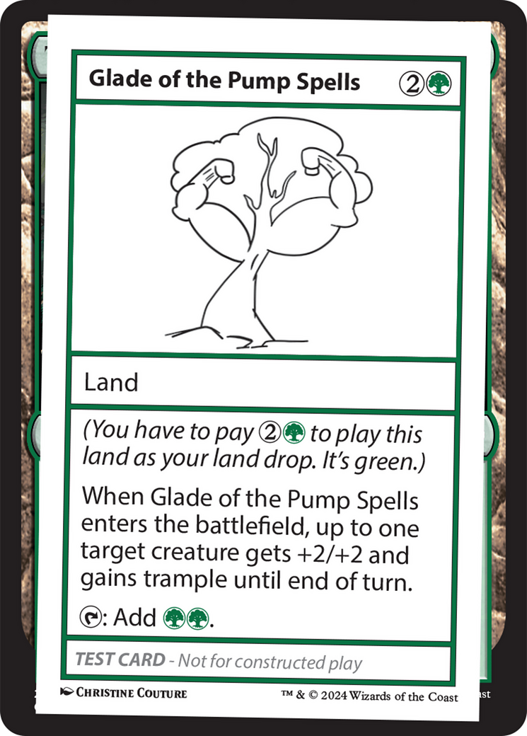 Glade of the Pump Spells [Mystery Booster 2 Playtest Cards] | GrognardGamesBatavia