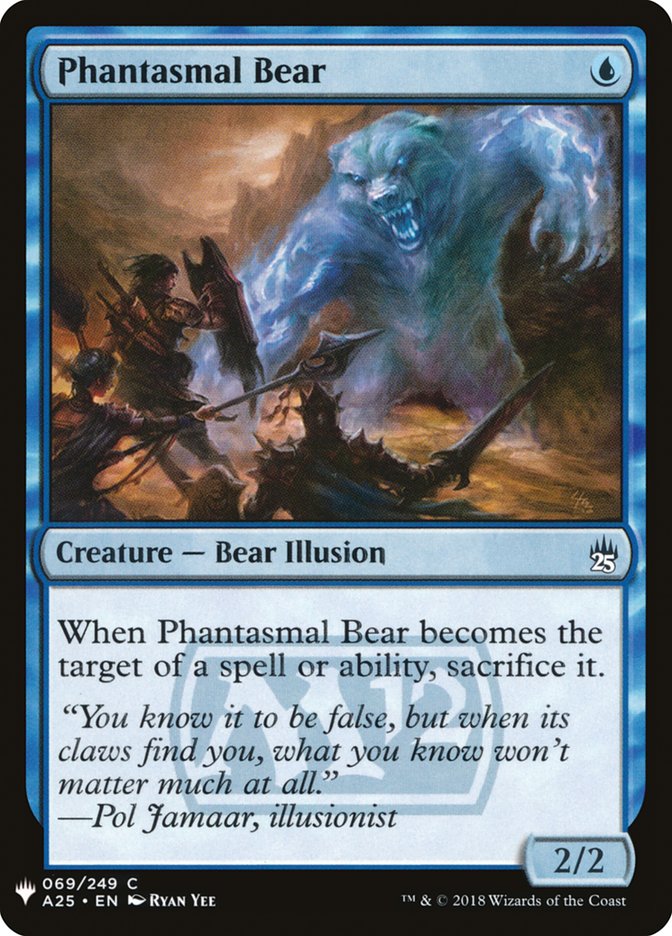 Phantasmal Bear [Mystery Booster] | GrognardGamesBatavia