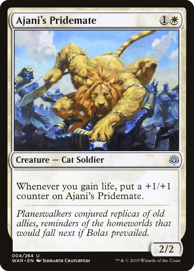 Ajani's Pridemate [War of the Spark] | GrognardGamesBatavia