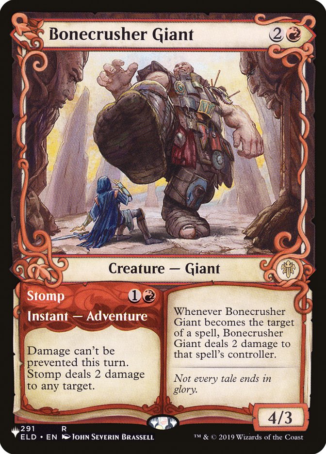 Bonecrusher Giant // Stomp [The List] | GrognardGamesBatavia