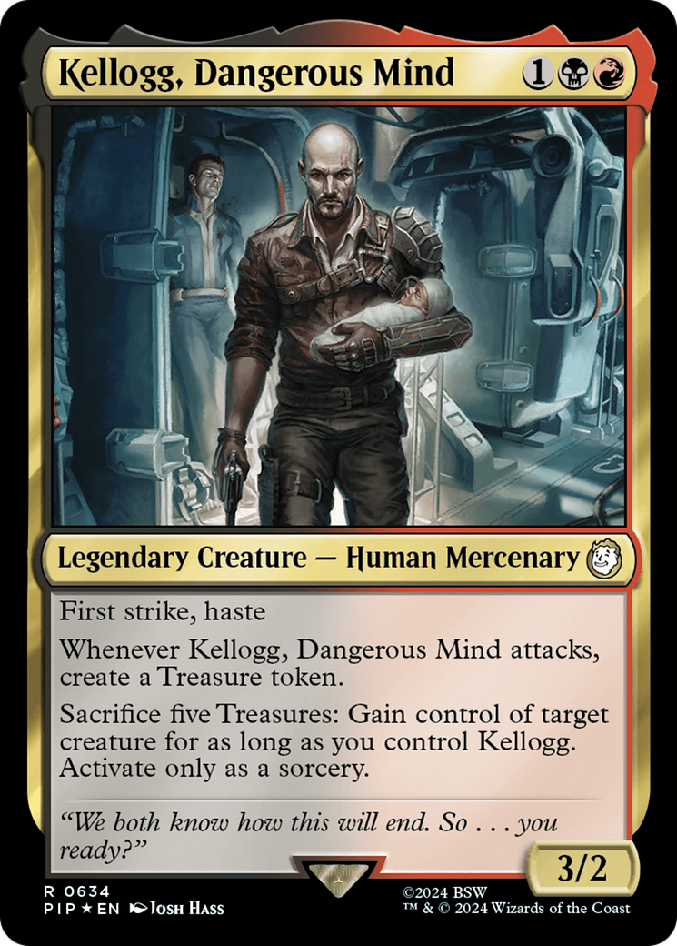 Kellogg, Dangerous Mind (Surge Foil) [Fallout] | GrognardGamesBatavia