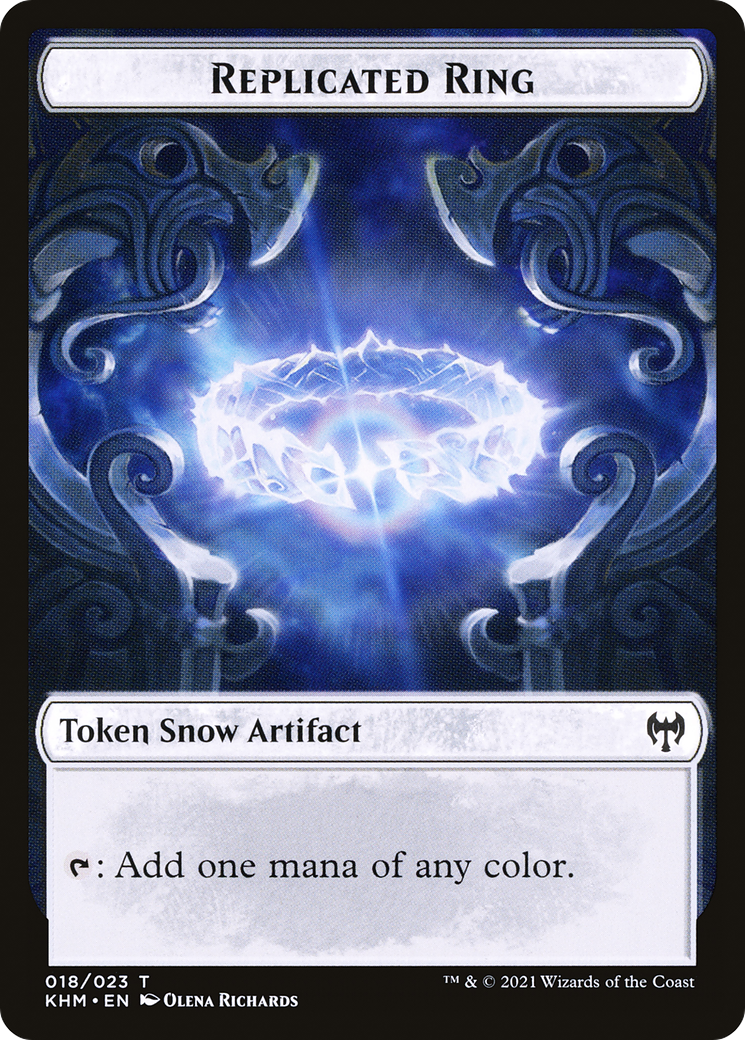 Replicated Ring Token [Kaldheim Tokens] | GrognardGamesBatavia