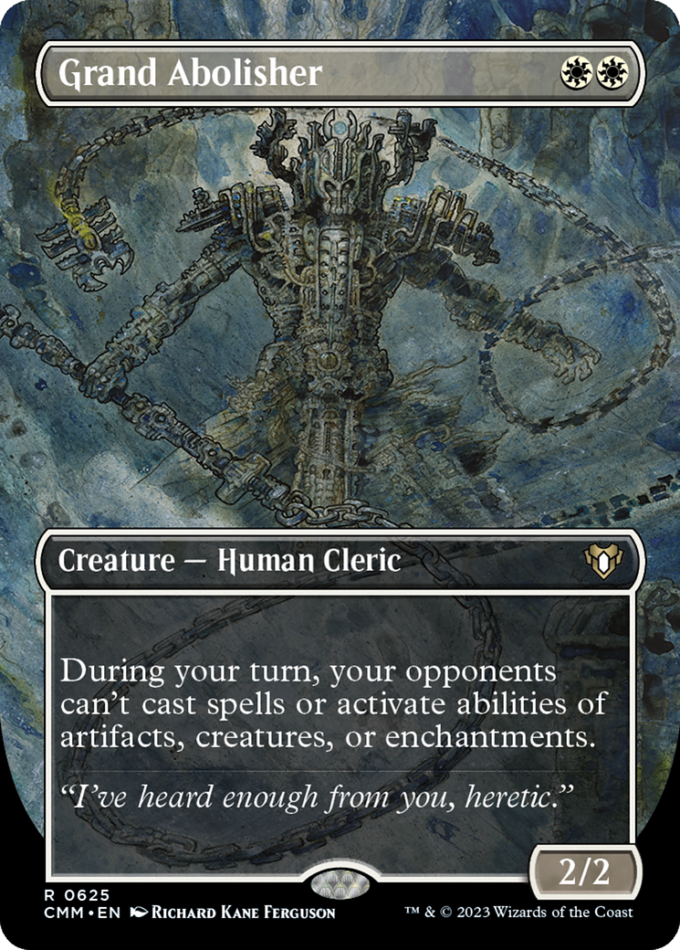 Grand Abolisher (Borderless Alternate Art) [Commander Masters] | GrognardGamesBatavia