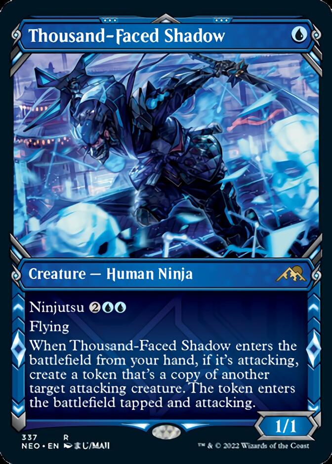 Thousand-Faced Shadow (Showcase Ninja) [Kamigawa: Neon Dynasty] | GrognardGamesBatavia