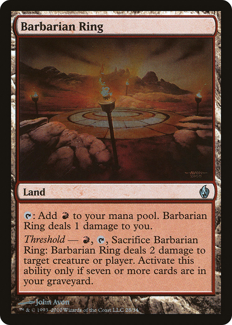 Barbarian Ring [Premium Deck Series: Fire and Lightning] | GrognardGamesBatavia
