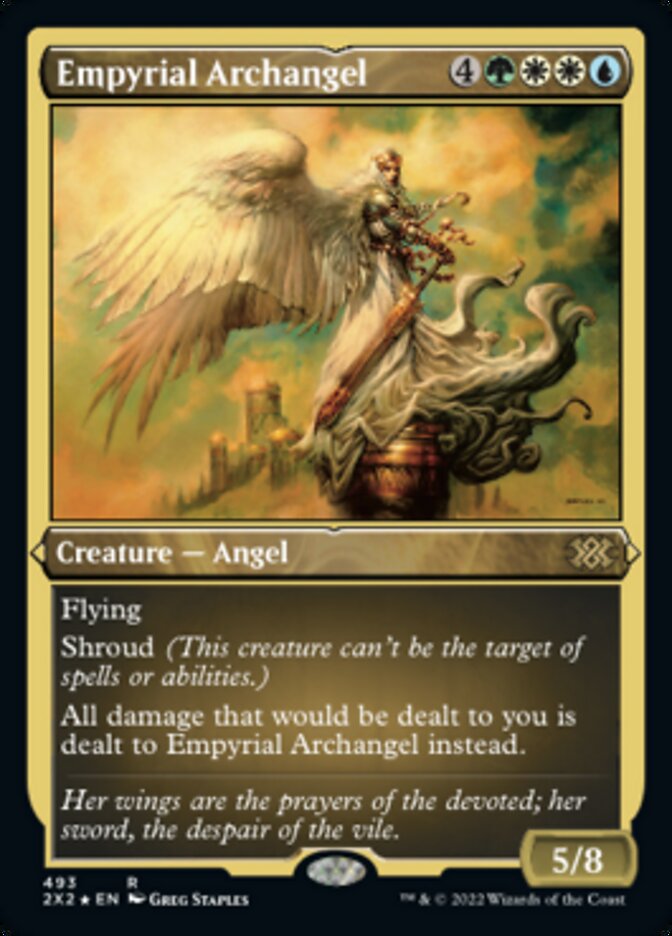 Empyrial Archangel (Foil Etched) [Double Masters 2022] | GrognardGamesBatavia