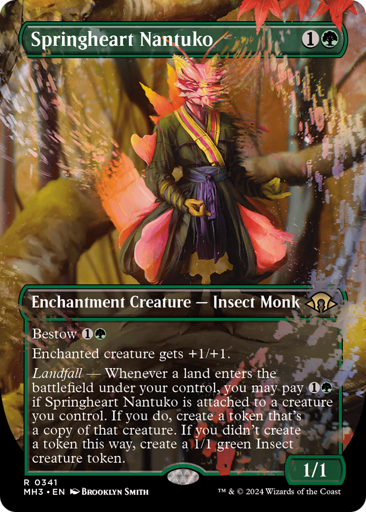 Springheart Nantuko (Borderless) [Modern Horizons 3] | GrognardGamesBatavia