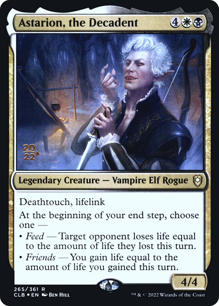 Astarion, the Decadent [Commander Legends: Battle for Baldur's Gate Prerelease Promos] | GrognardGamesBatavia