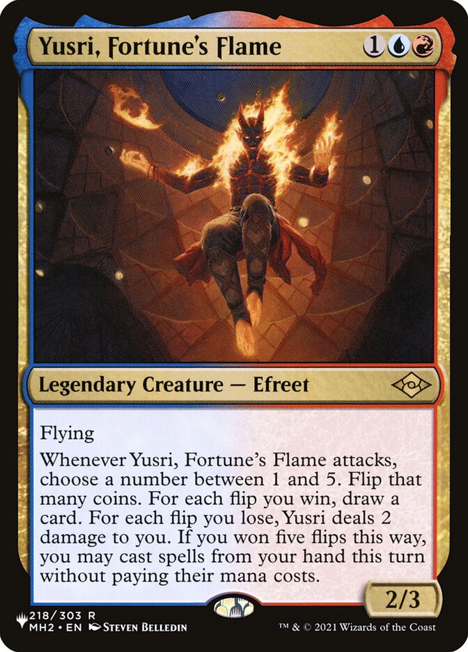 Yusri, Fortune's Flame [Secret Lair: Heads I Win, Tails You Lose] | GrognardGamesBatavia