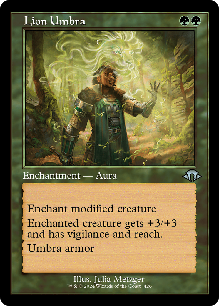 Lion Umbra (Retro Frame) [Modern Horizons 3] | GrognardGamesBatavia