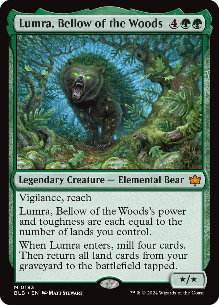 Lumra, Bellow of the Woods [Bloomburrow] | GrognardGamesBatavia