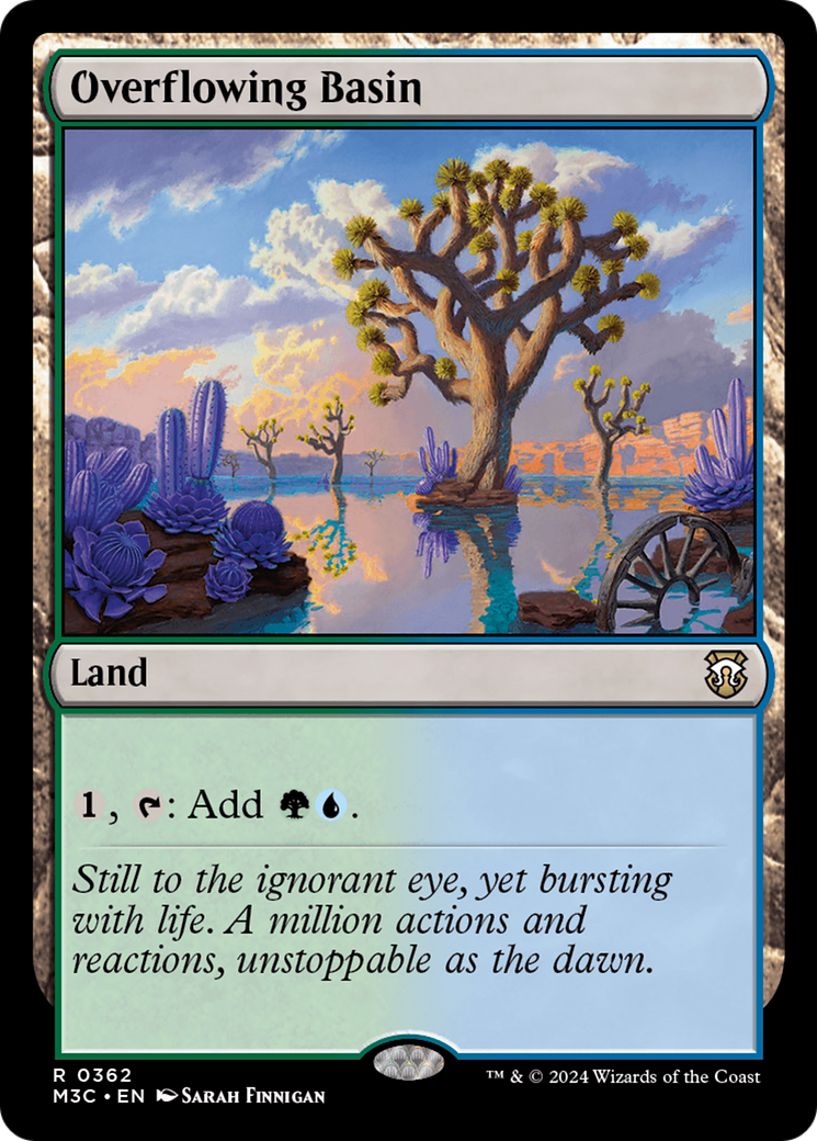 Overflowing Basin (Ripple Foil) [Modern Horizons 3 Commander] | GrognardGamesBatavia