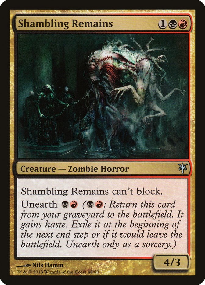 Shambling Remains [Duel Decks: Sorin vs. Tibalt] | GrognardGamesBatavia