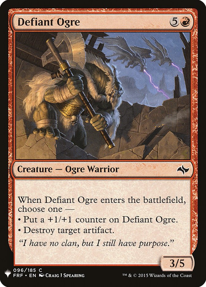 Defiant Ogre [Mystery Booster] | GrognardGamesBatavia