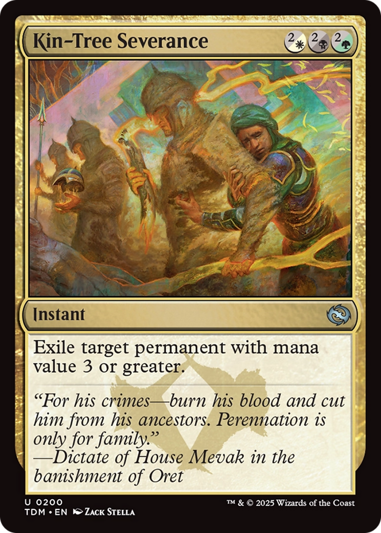 Kin-Tree Severance [Tarkir: Dragonstorm] | GrognardGamesBatavia