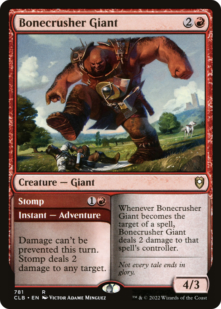 Bonecrusher Giant // Stomp [Commander Legends: Battle for Baldur's Gate] | GrognardGamesBatavia