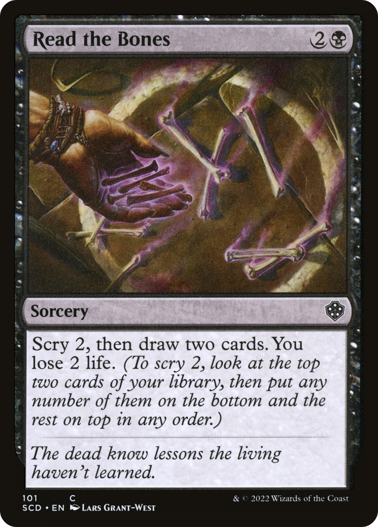Read the Bones [Starter Commander Decks] | GrognardGamesBatavia