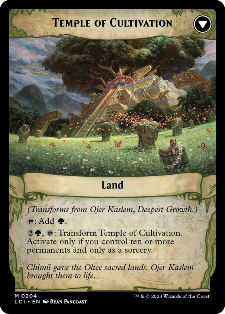 Ojer Kaslem, Deepest Growth // Temple of Cultivation [The Lost Caverns of Ixalan] | GrognardGamesBatavia