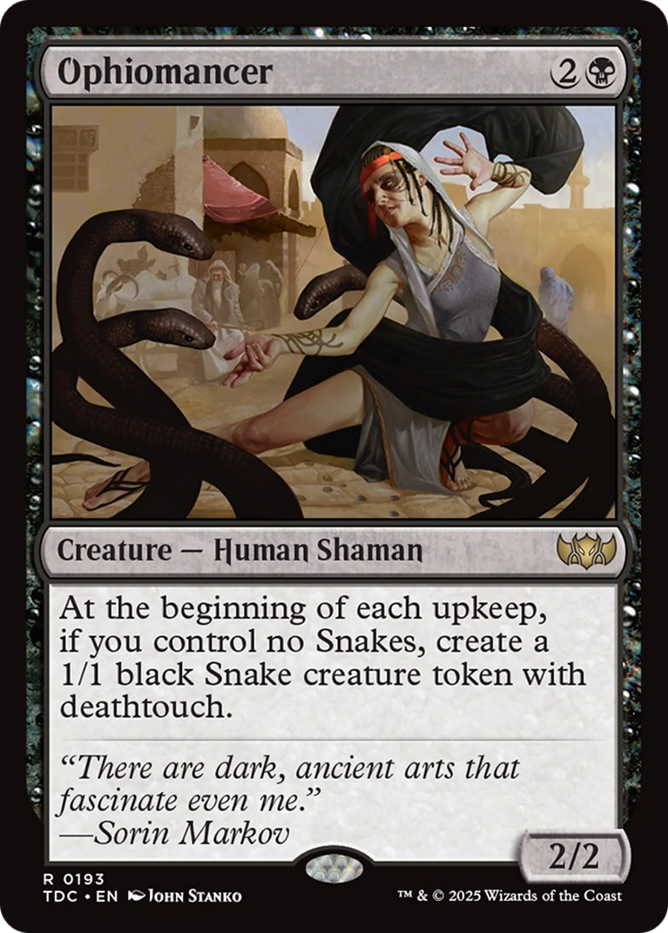 Ophiomancer [Tarkir: Dragonstorm Commander] | GrognardGamesBatavia
