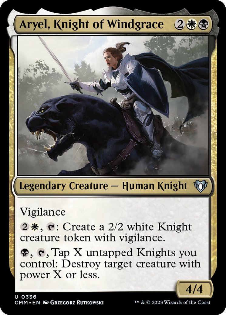 Aryel, Knight of Windgrace [Commander Masters] | GrognardGamesBatavia