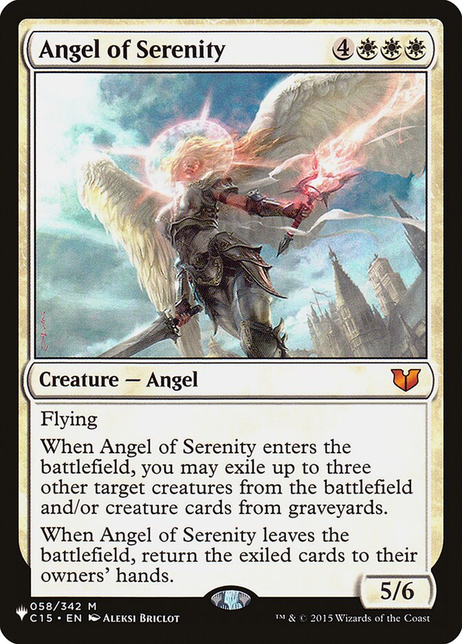 Angel of Serenity [The List] | GrognardGamesBatavia