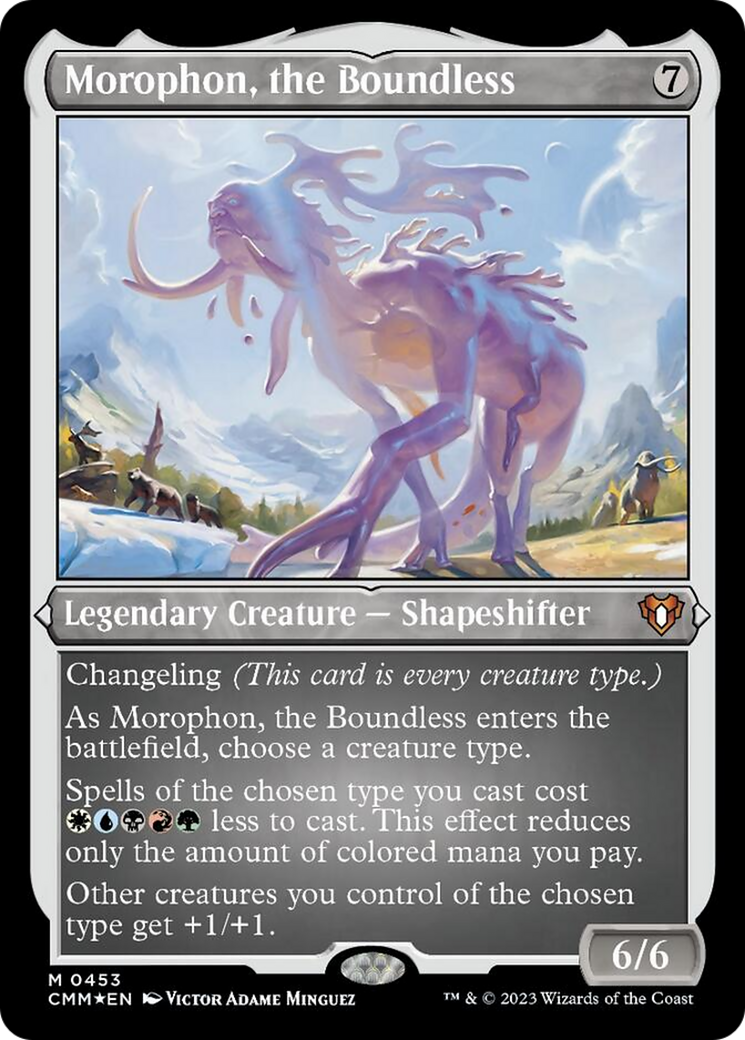 Morophon, the Boundless (Foil Etched) [Commander Masters] | GrognardGamesBatavia