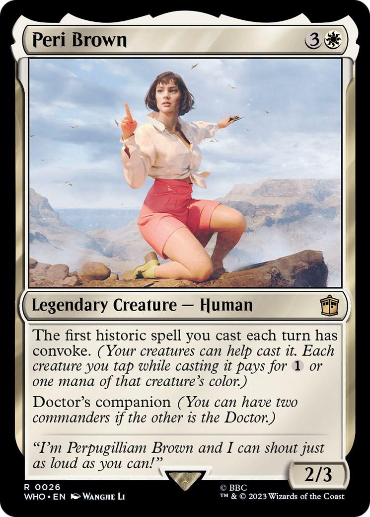 Peri Brown [Doctor Who] | GrognardGamesBatavia