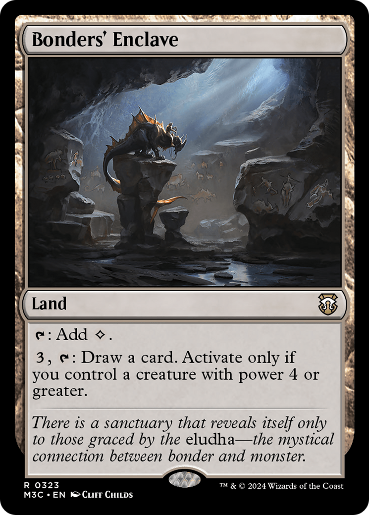 Bonders' Enclave (Ripple Foil) [Modern Horizons 3 Commander] | GrognardGamesBatavia