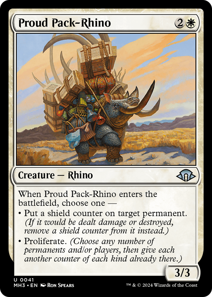 Proud Pack-Rhino [Modern Horizons 3] | GrognardGamesBatavia