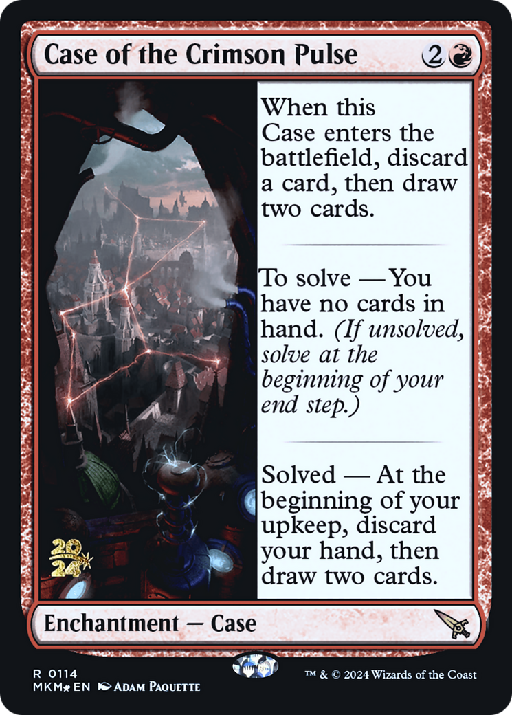 Case of the Crimson Pulse [Murders at Karlov Manor Prerelease Promos] | GrognardGamesBatavia